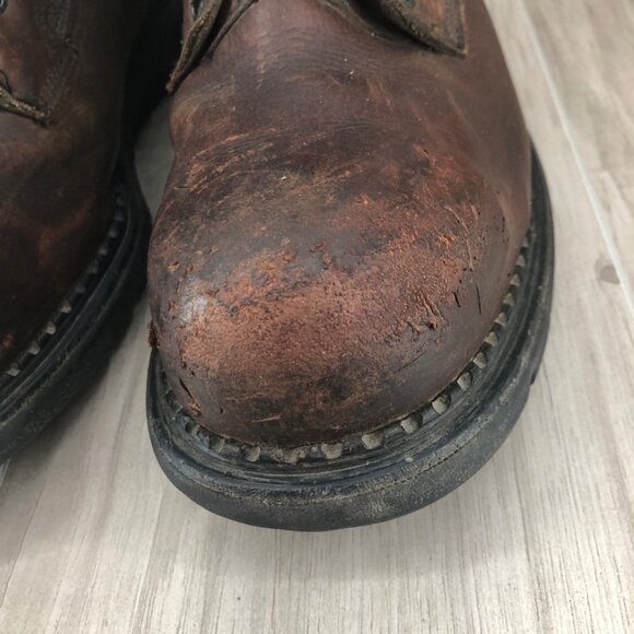 Red Wing Steel Toe Boots Men\'s Size 13 Brown Leather Work Shoes main image 10
